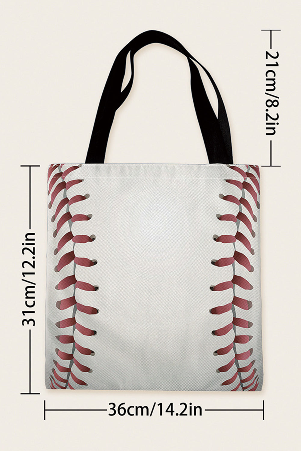 CSB Private Label baseball tote bag with sturdy handles and spacious interior for sports gear and personal belongings.
