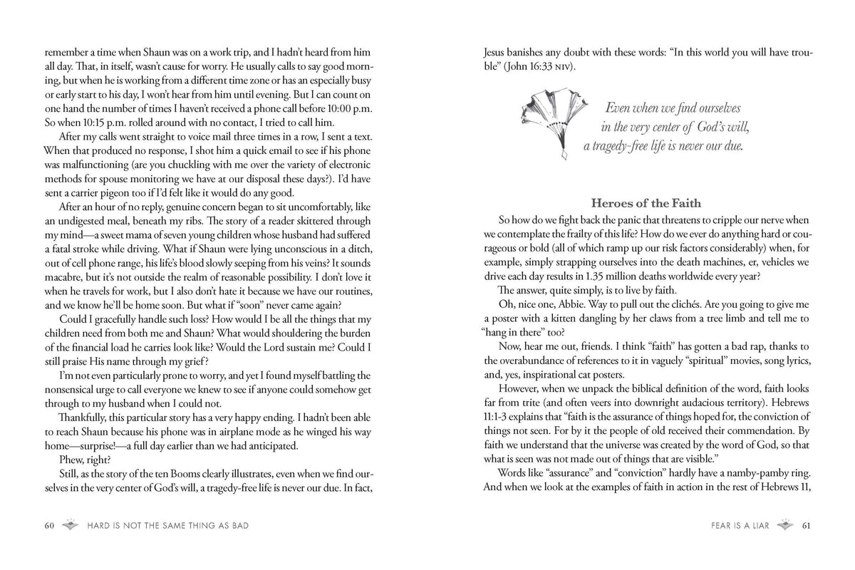 Hard is Not the Same as Bad hardcover book by Harvest House Publishers, featuring a close-up of the book cover with colorful design.