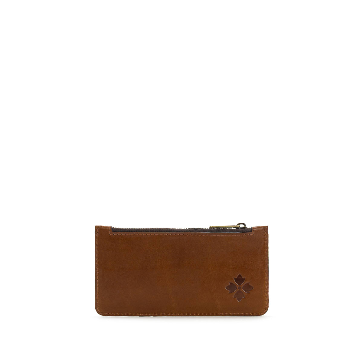 Patricia Nash Paladina Wallet featuring leather design, multiple card slots, and a zippered coin compartment.
