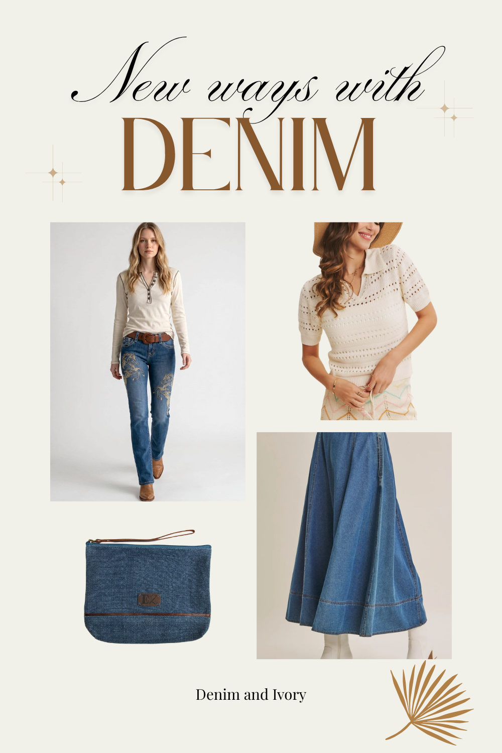 Denim and Ivory
