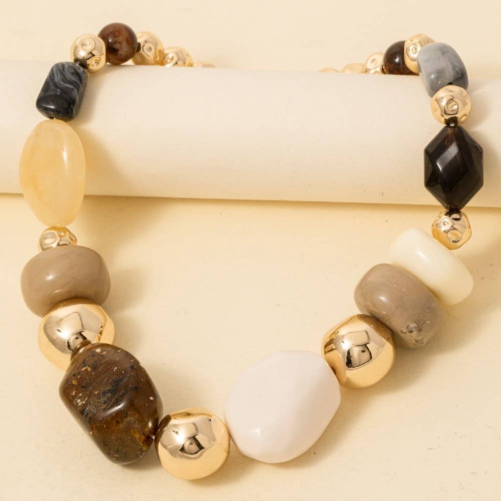 Assorted Chunky Resin Statement Necklace