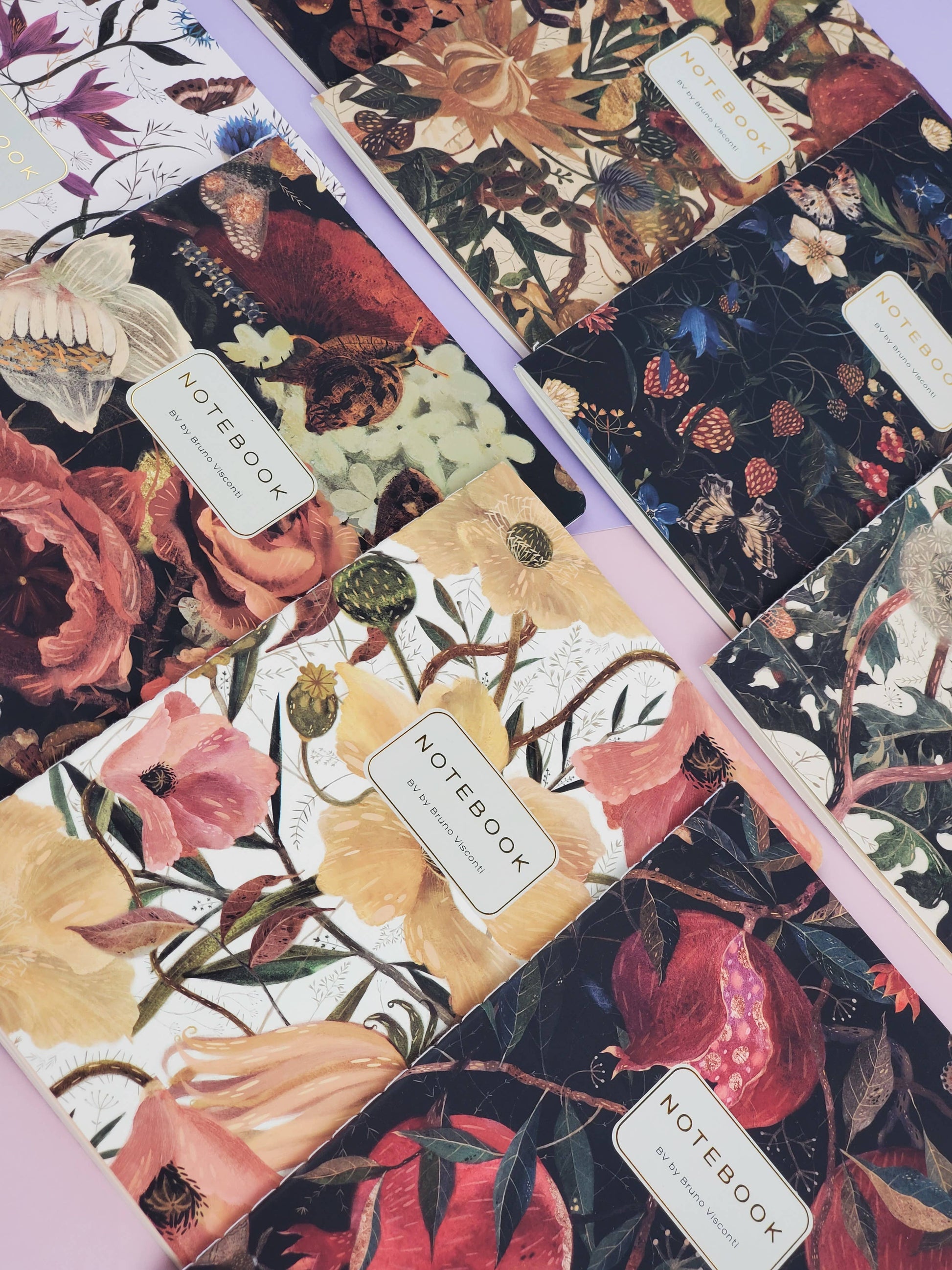 BV by Bruno Visconti Lush Bouquet Notebook with floral cover design, featuring a soft, elegant notebook for writing or journaling.