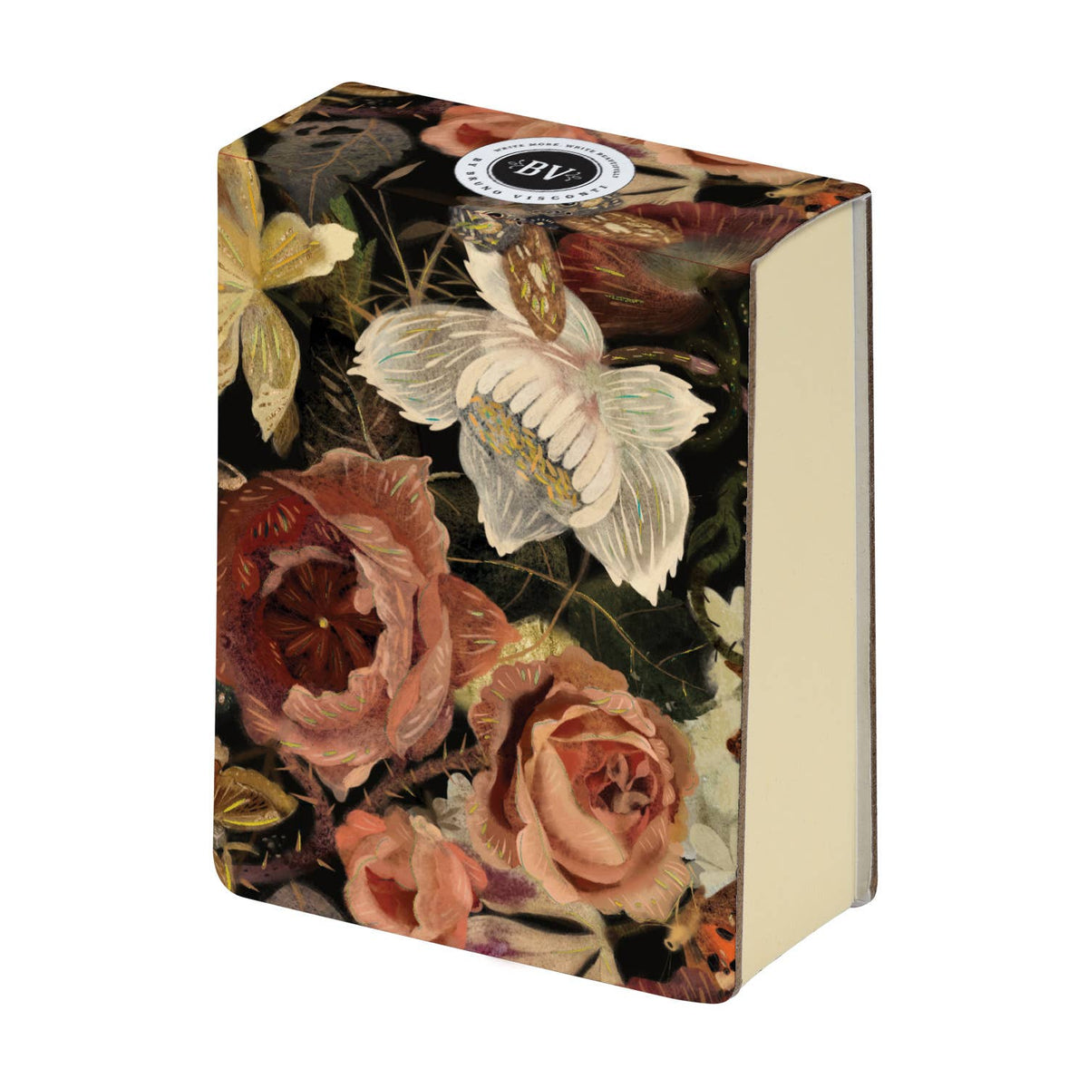 Tear-Away Notepad by BV Bruno Visconti featuring a lush floral bouquet cover design, ideal for note-taking and journaling.