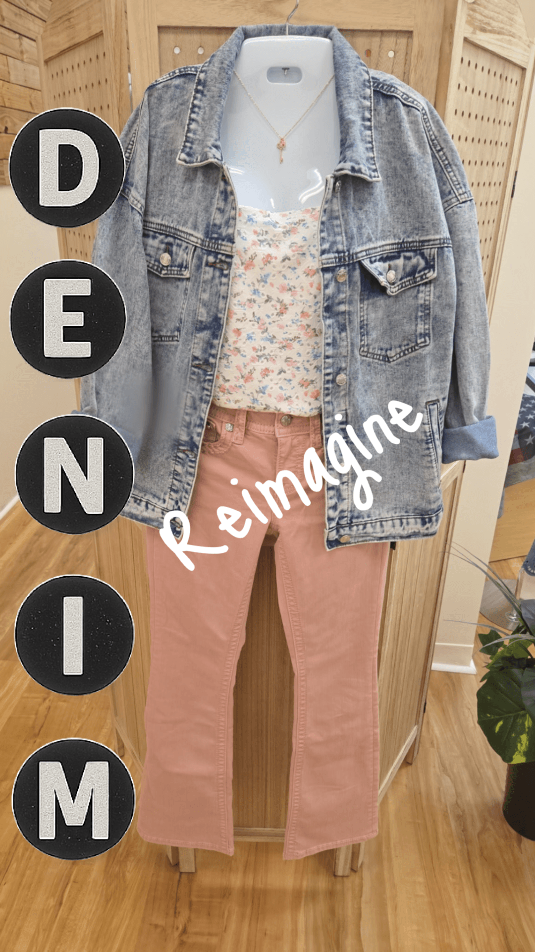 Beau Blue Vintage Washed Denim Jacket with flap pockets by Chic Speak Boutique, featuring classic style and distressed finish.