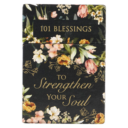 Box of Blessings Christian Art Gifts with inspirational messages to strengthen your soul, featuring vibrant artwork on the packaging.