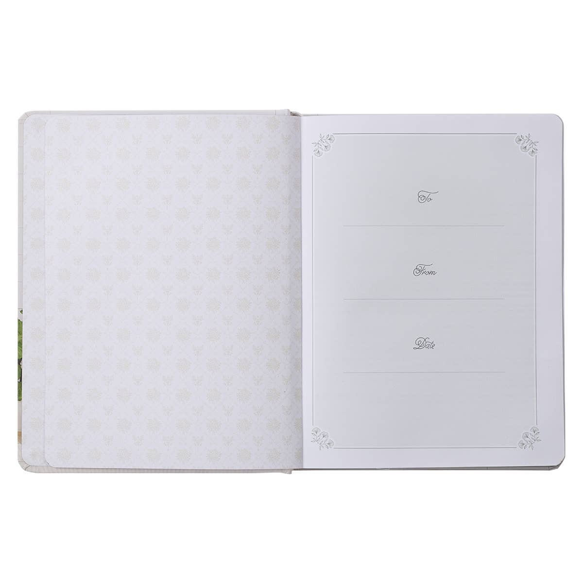 Hardcover devotional book "Daily Hope for a Woman's Heart" by Christian Art Gifts, featuring a floral cover design.