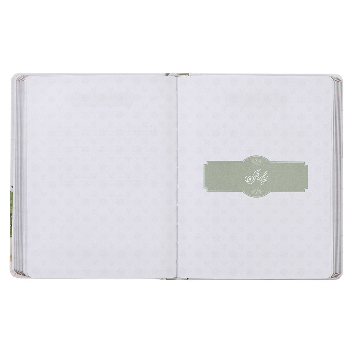 Hardcover devotional book titled "Daily Hope for a Woman's Heart" by Christian Art Gifts with a peaceful, inspiring cover design.