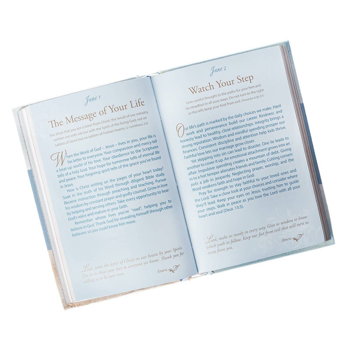 Hardcover devotional book for couples titled "Devotional for Mr. & Mrs" by Christian Art Gifts, featuring a decorative cover.