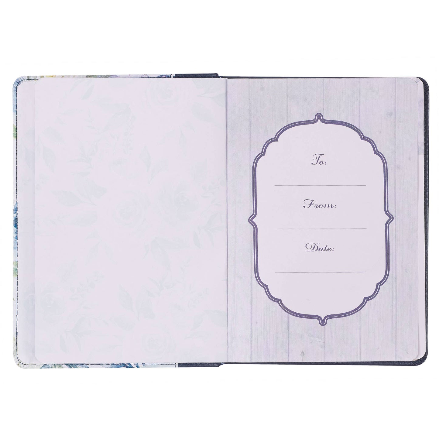 Faux leather devotional journal for moms titled "Devotional Moments with God," with Christian Art Gifts branding.