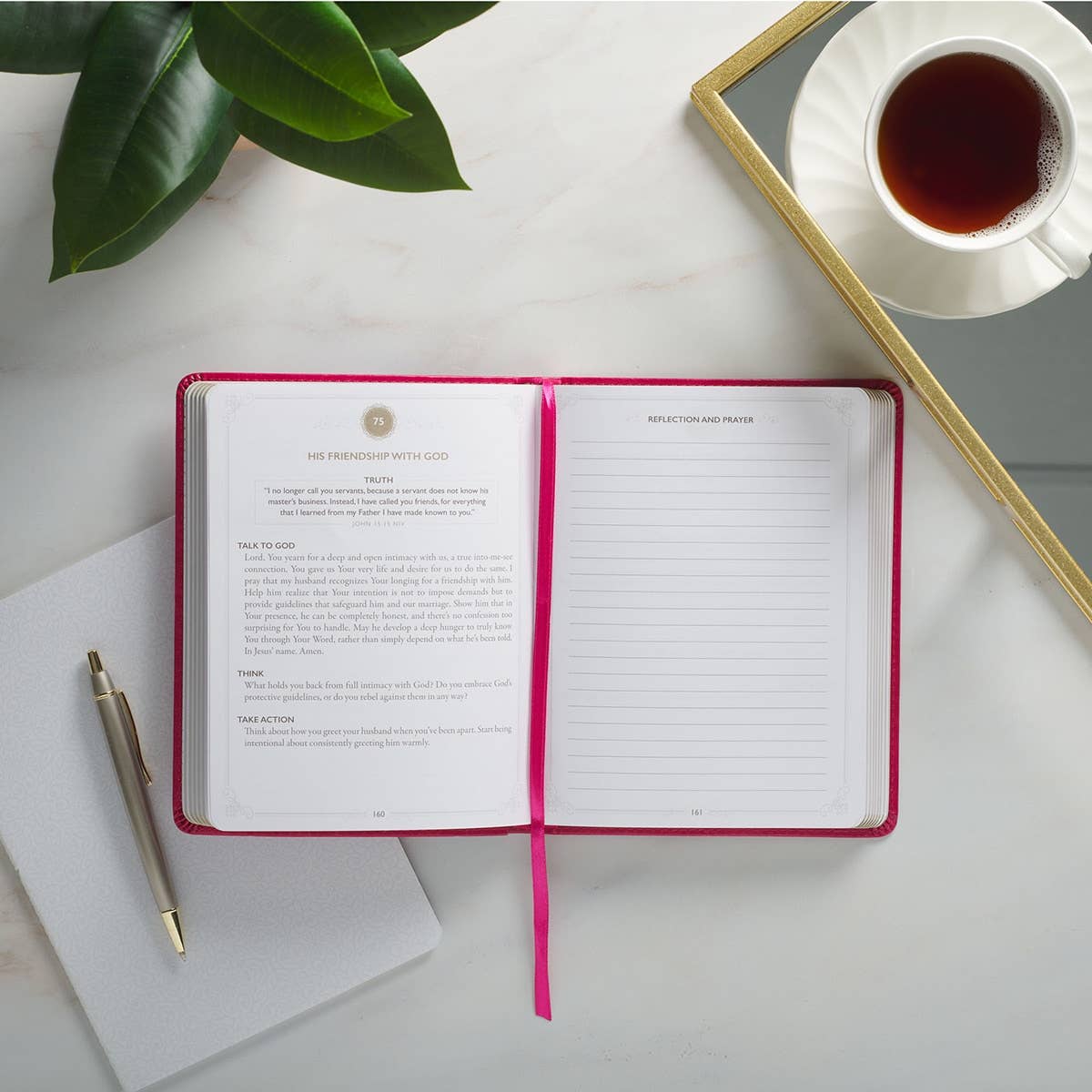Faux leather gift book titled "199 Prayers for My Husband" by Christian Art Gifts, featuring elegant cover design.