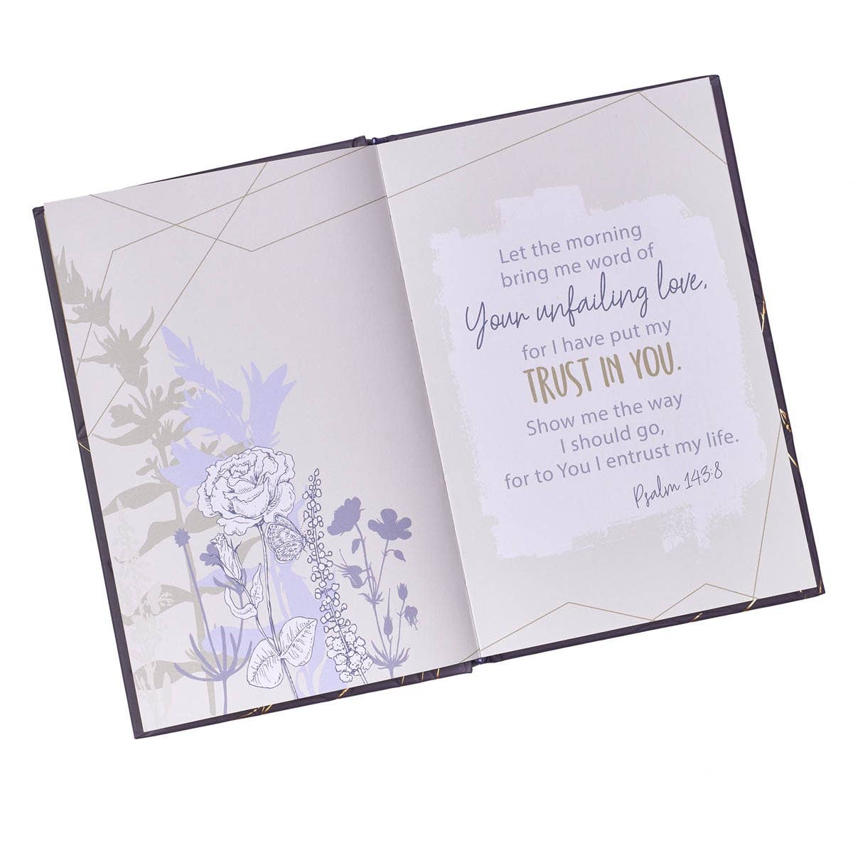 Hardcover gift book titled "Life Lists for Women" by Christian Art Gifts, featuring inspirational pages and elegant design.