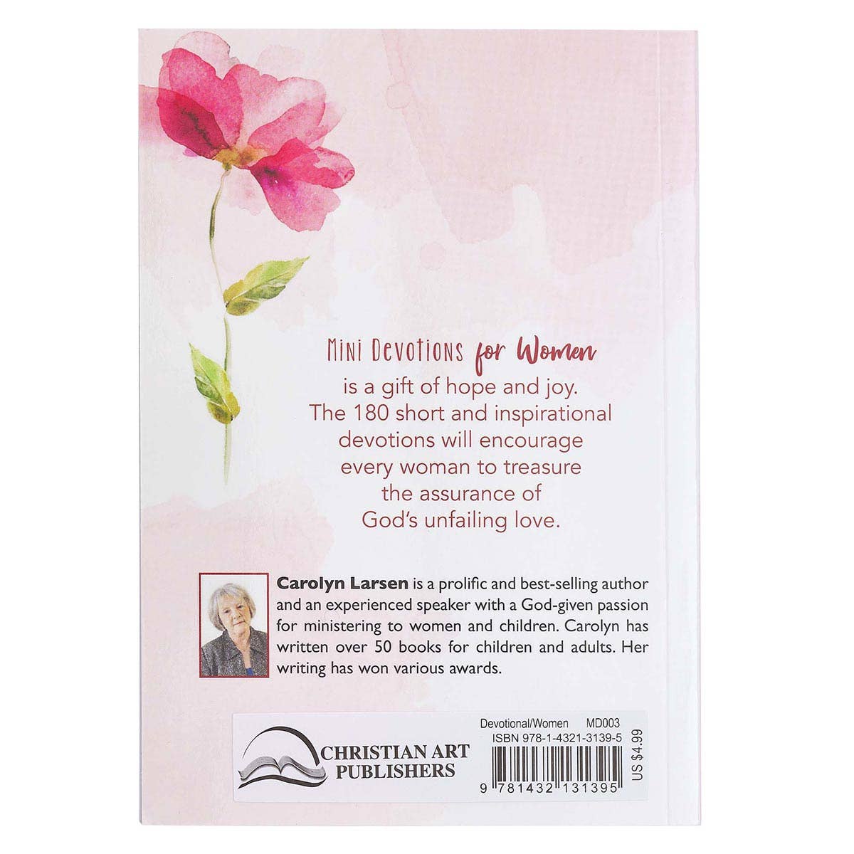 Softcover Mini Devotions for Women by Christian Art Gifts, featuring a peaceful cover design and inspirational text for daily reflection.