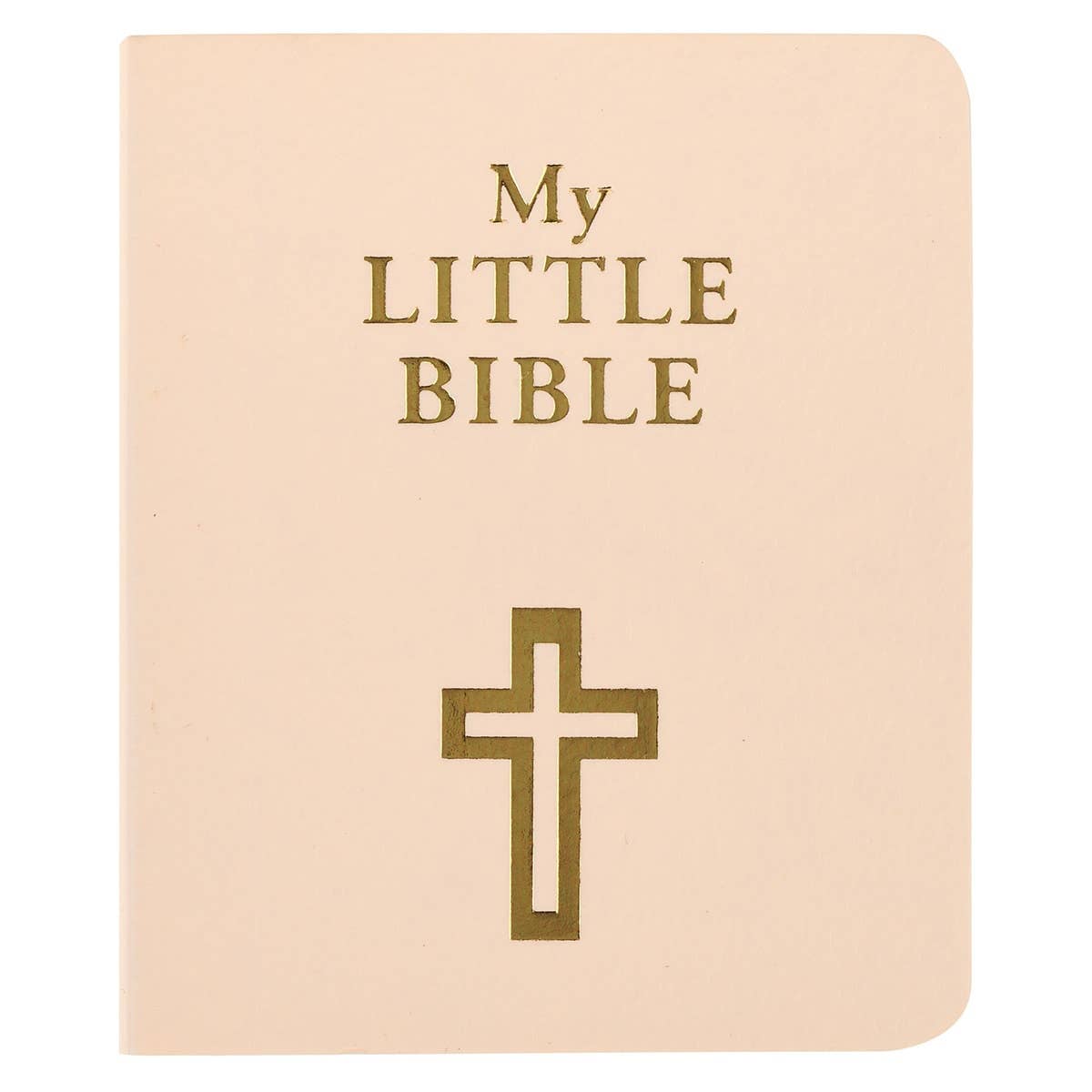 Taupe My Little Bible Light by Christian Art Gifts, featuring a compact, portable Bible with built-in light for reading.