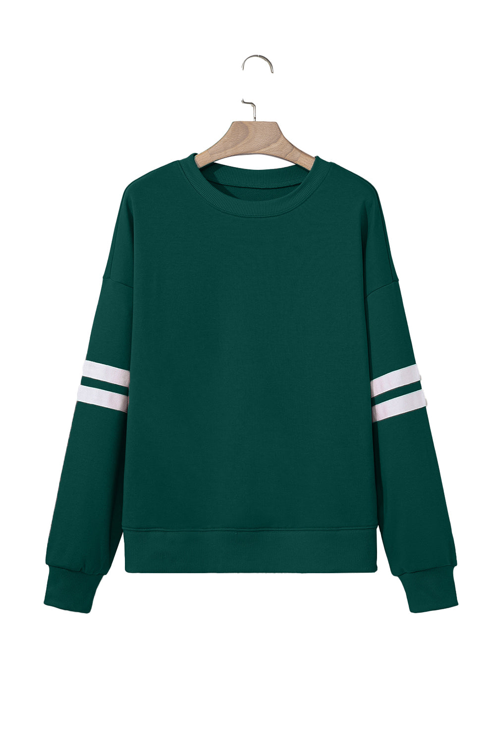CSB Private Label evergreen sweatshirt and skirt set, featuring a cozy crewneck sweatshirt and matching skirt for casual style.