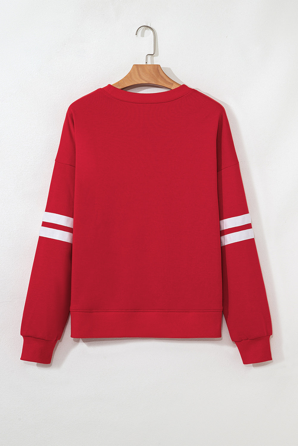 Fiery red CSB Private Label sweatshirt featuring a comfortable fit and bold color, ideal for casual wear.