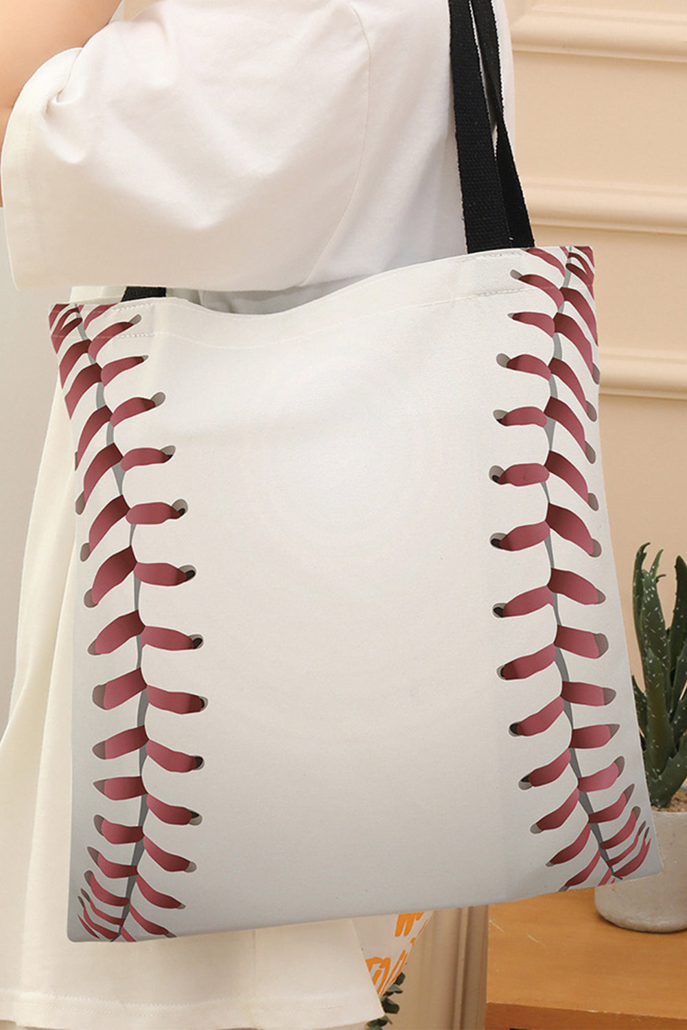 Baseball tote bag by CSB Private Label featuring durable fabric and spacious interior for sports gear and accessories.