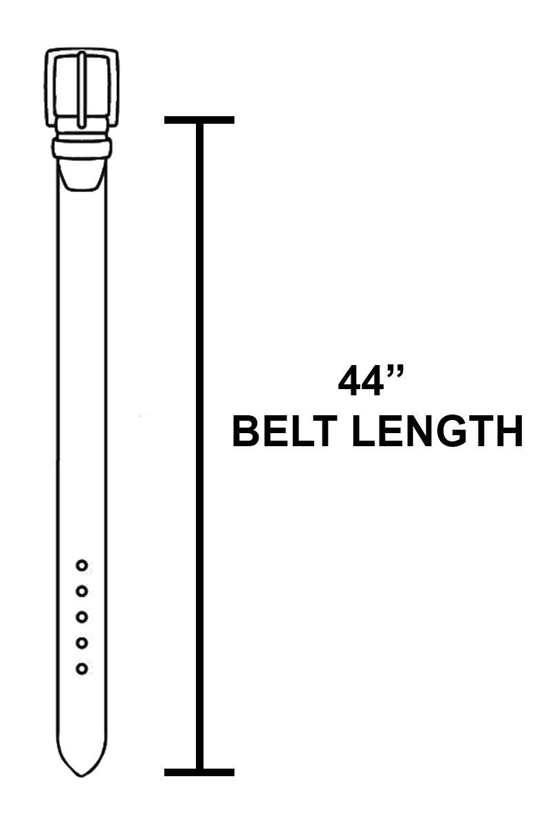 Two Tone Striped Braided Belt