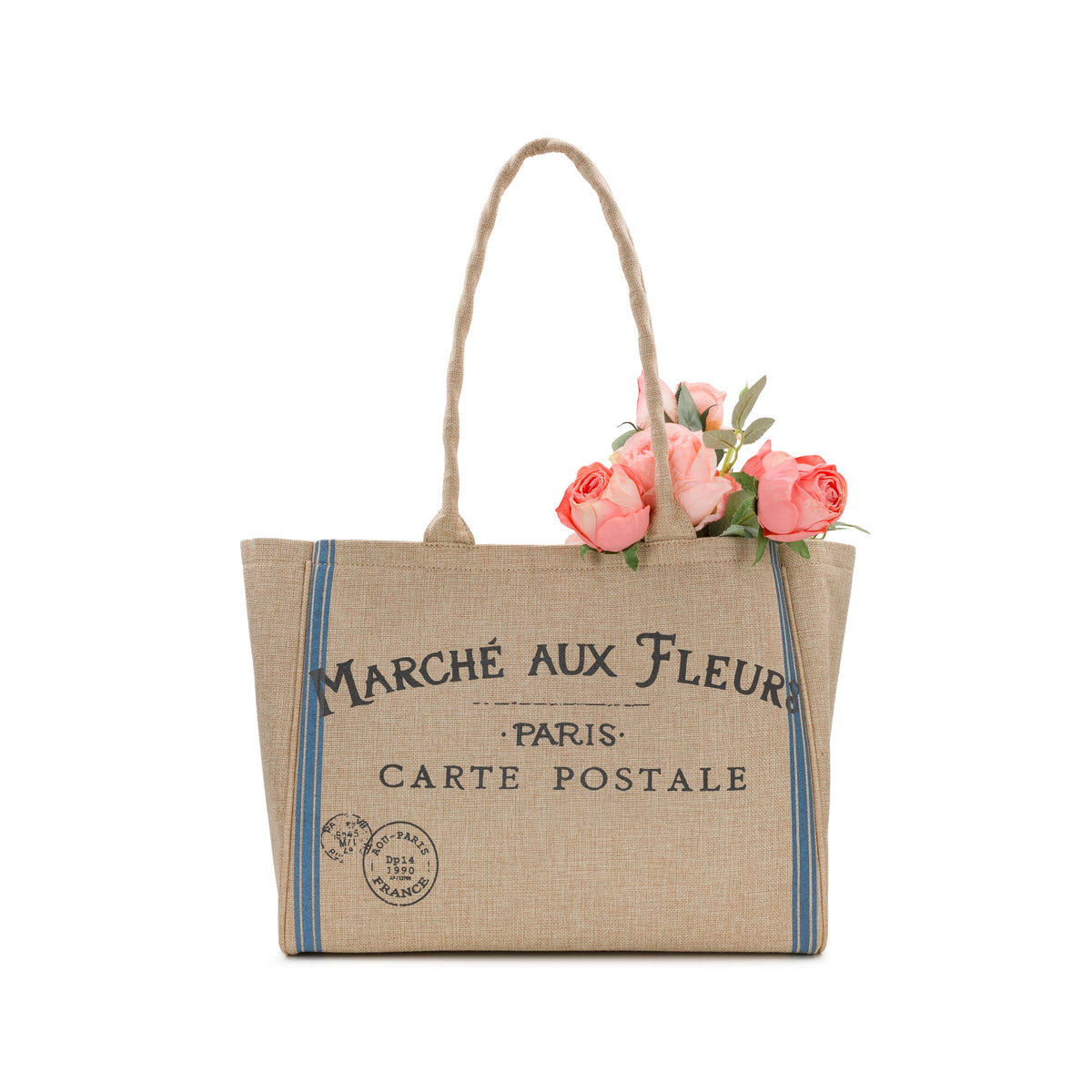 Patricia Nash Parisian Market Tote with woven design, featuring sturdy handles and textured fabric for stylish carrying.