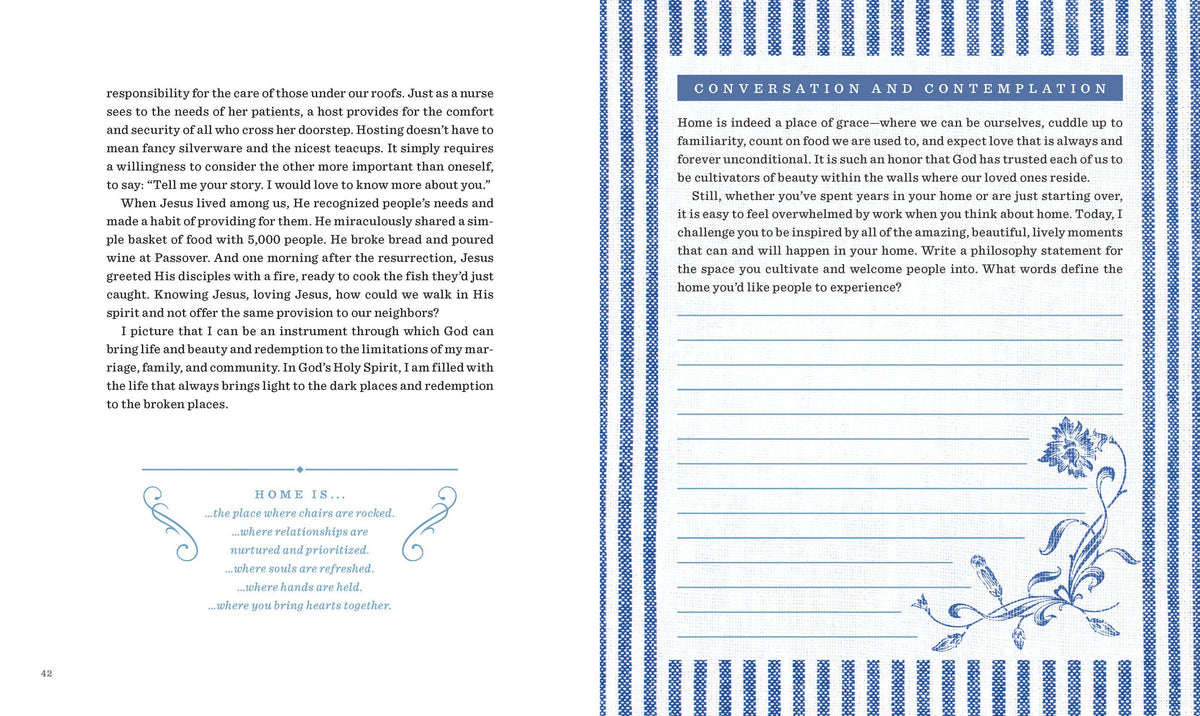 Hardcover of "Teatime Discipleship" book by Harvest House Publishers, featuring a detailed cover design.