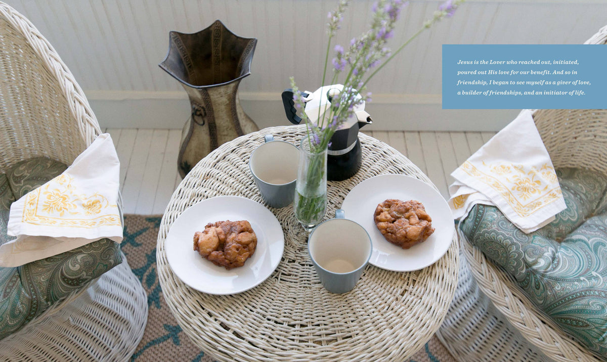 Hardcover of Teatime Discipleship book by Harvest House Publishers, featuring a clean design and text on the cover.
