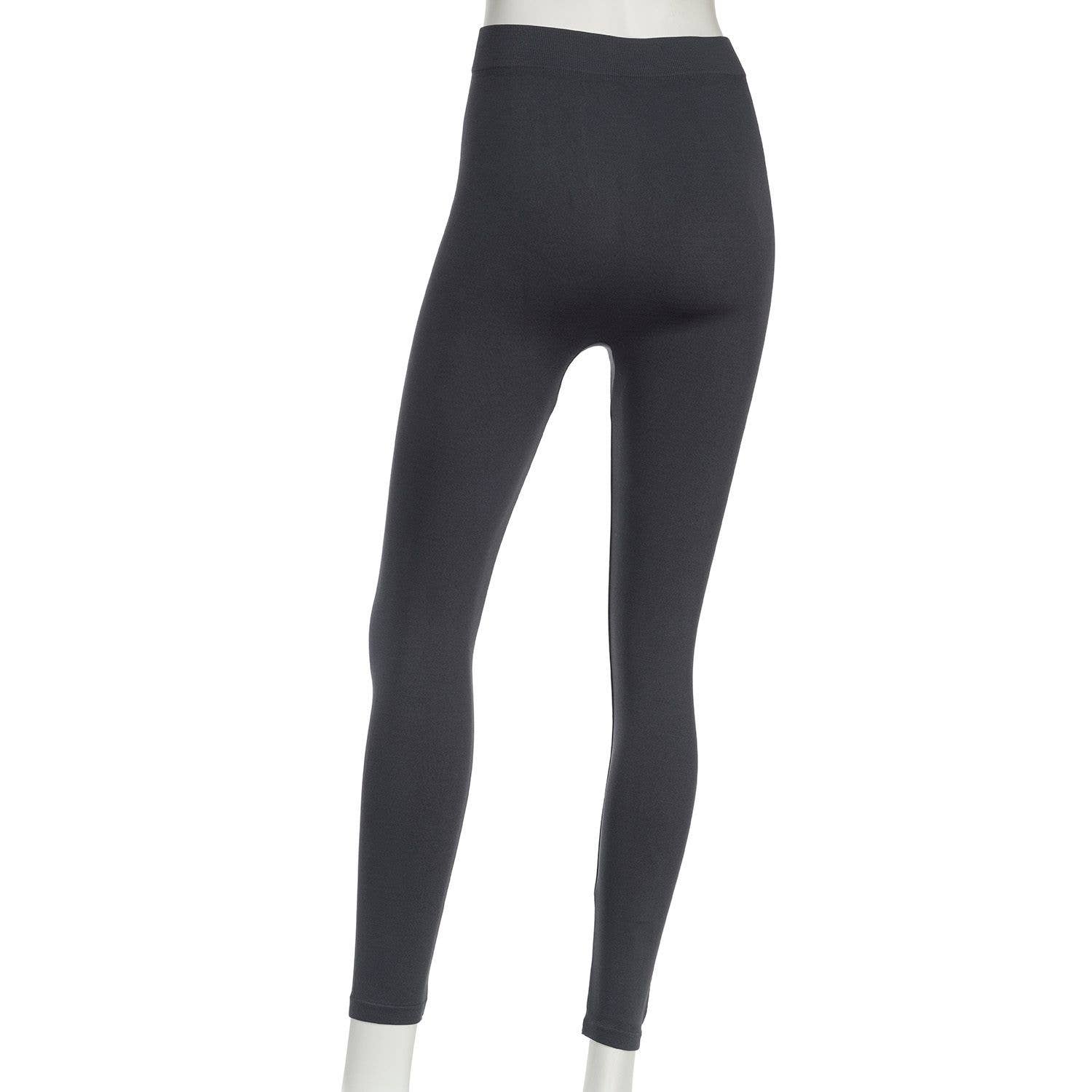Howard's soft and stretchy basic leggings displayed on a model, showing their comfortable fit and smooth fabric.