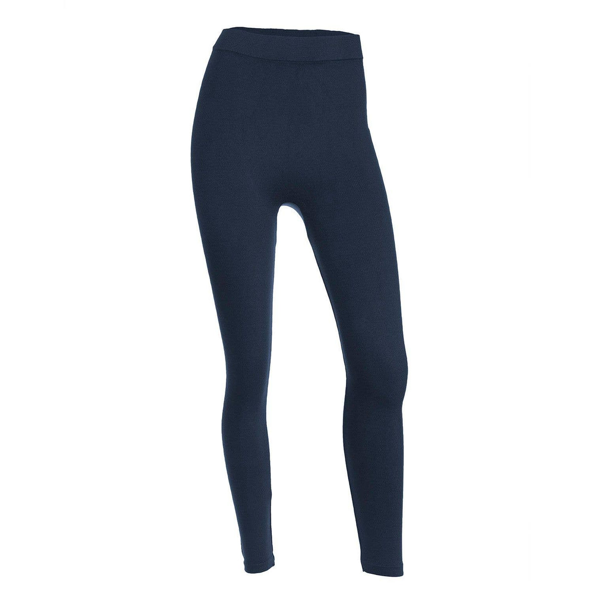 Howard's soft, stretchy basic leggings shown in black, featuring a snug fit and smooth fabric for comfortable everyday wear.
