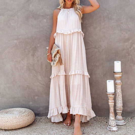 Lily Clothing temperament long floor skirt with cake skirt design, flowing fabric, elegant style, suitable for formal occasions