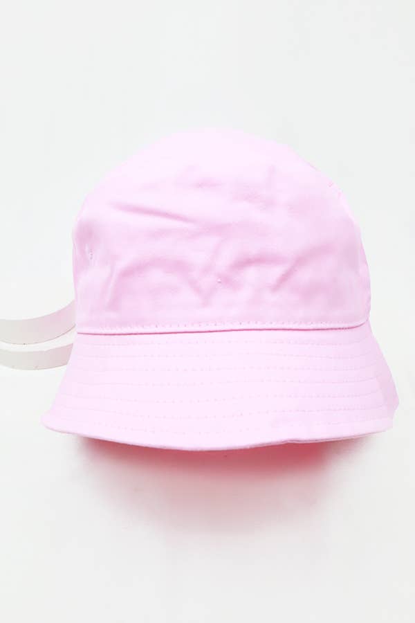 Love and Repeat hot summer bucket hat with wide brim and colorful pattern, perfect for sun protection and casual outdoor wear.