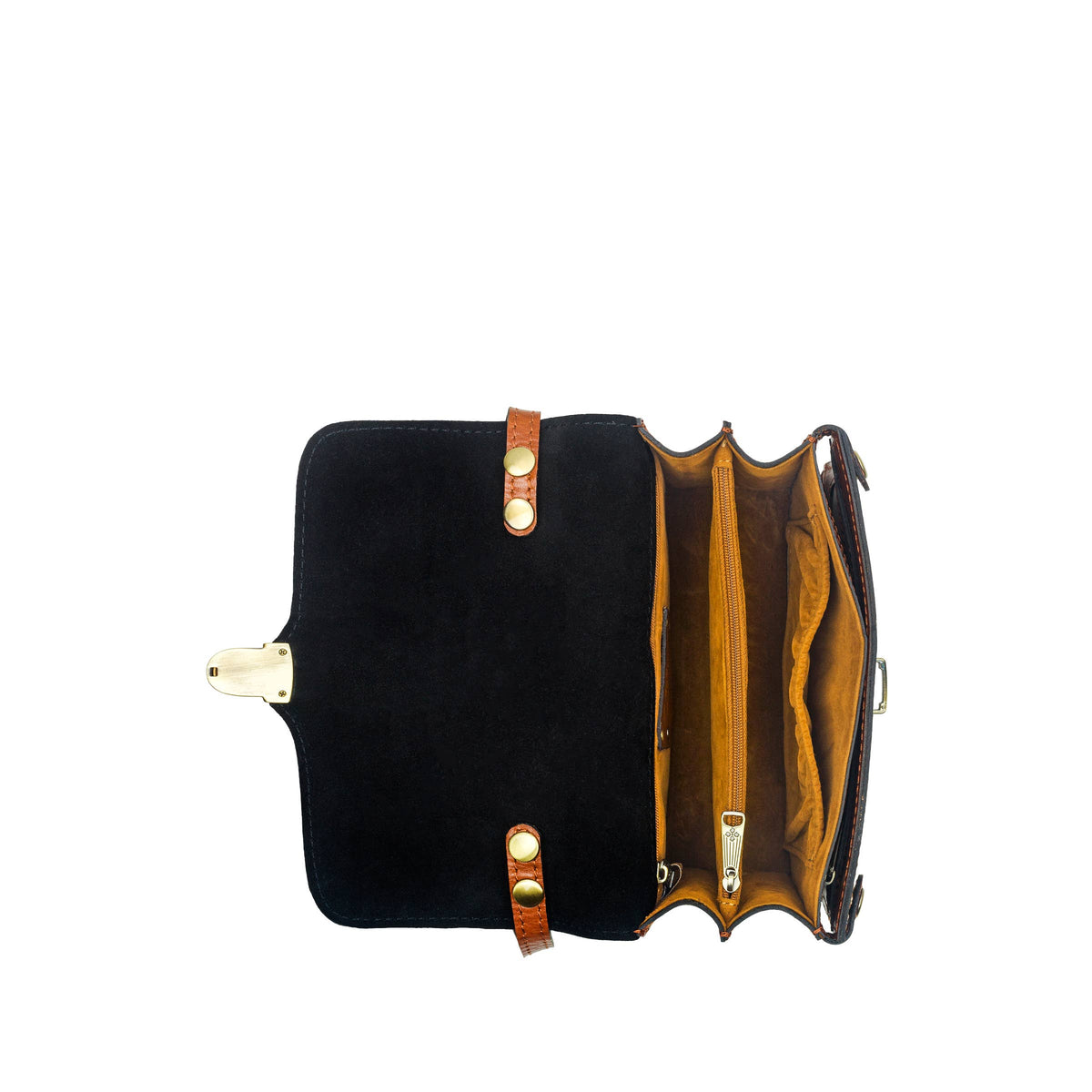 Patricia Nash Bianco Crossbody bag with colorblock design, featuring adjustable strap and multiple compartments.