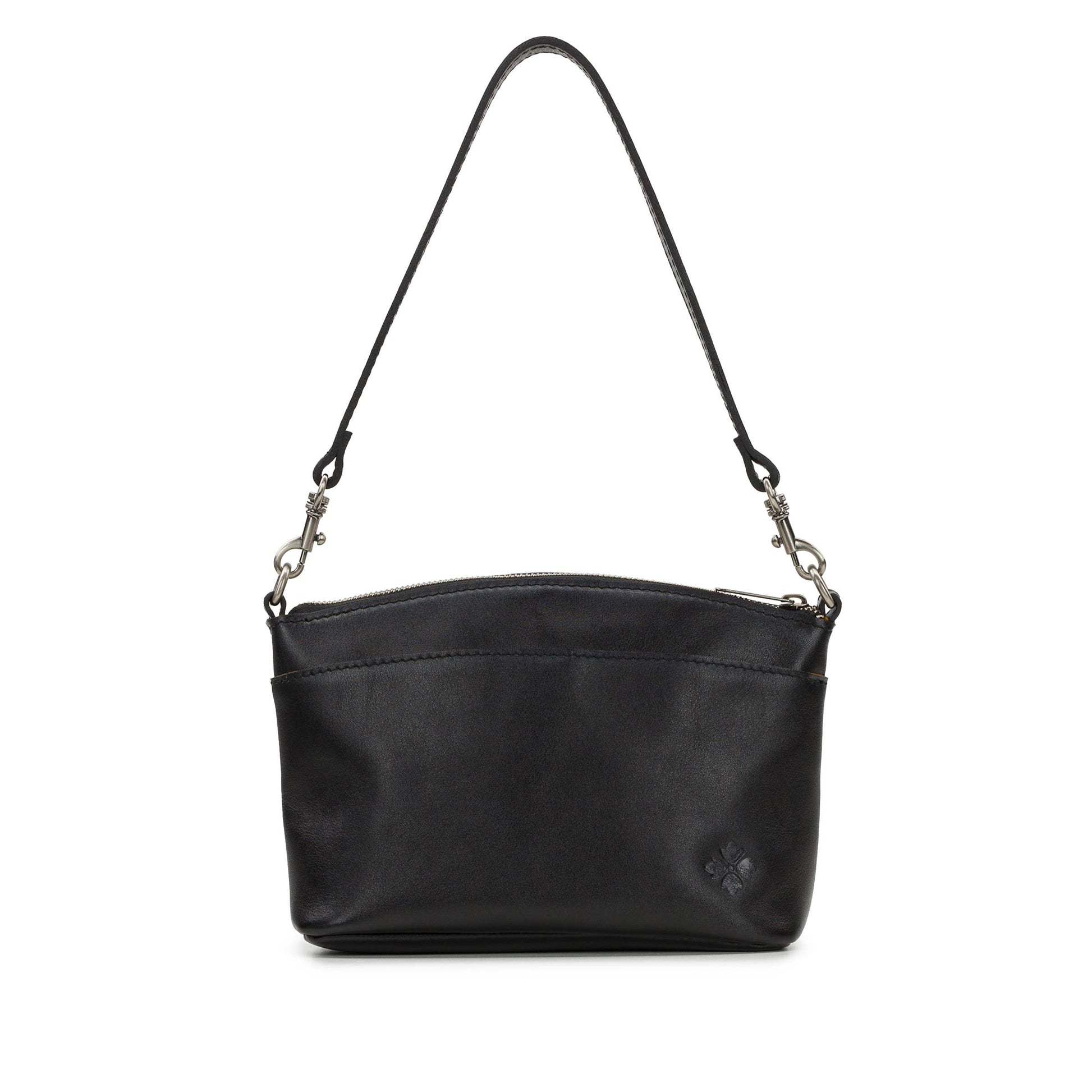 Patricia Nash Arlee Crossbody bag in rich leather with adjustable strap and antique hardware, stylish and compact for everyday use.