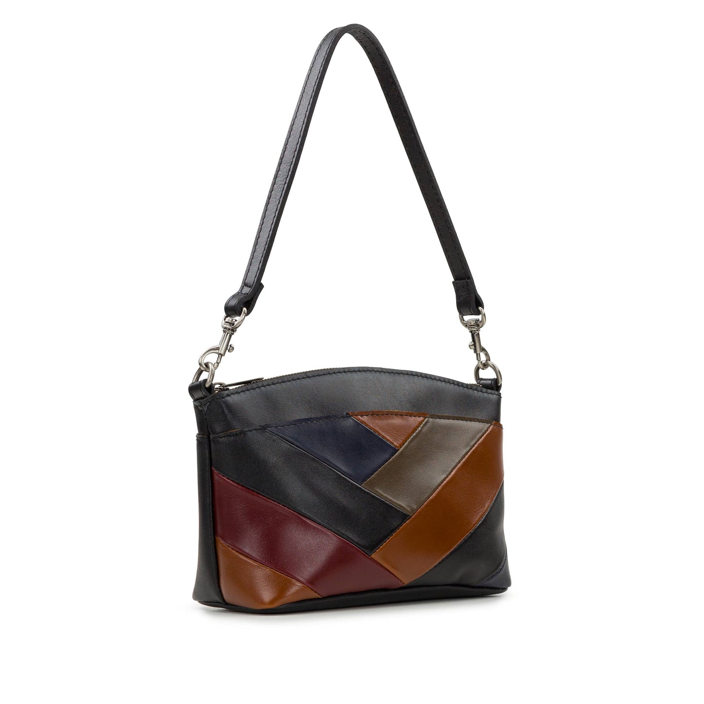 Patricia Nash Arlee Crossbody bag in leather with adjustable strap and embossed logo, designed for everyday use.