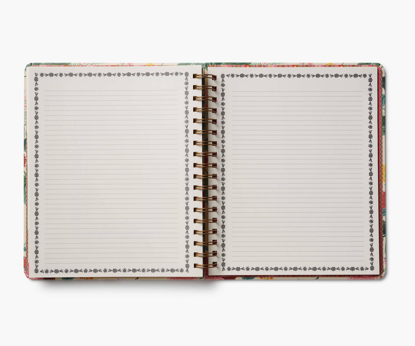 2026 Dahlia 17-Month Academic Hardcover Spiral Planner by Rifle Paper Company with floral cover design and spiral binding.