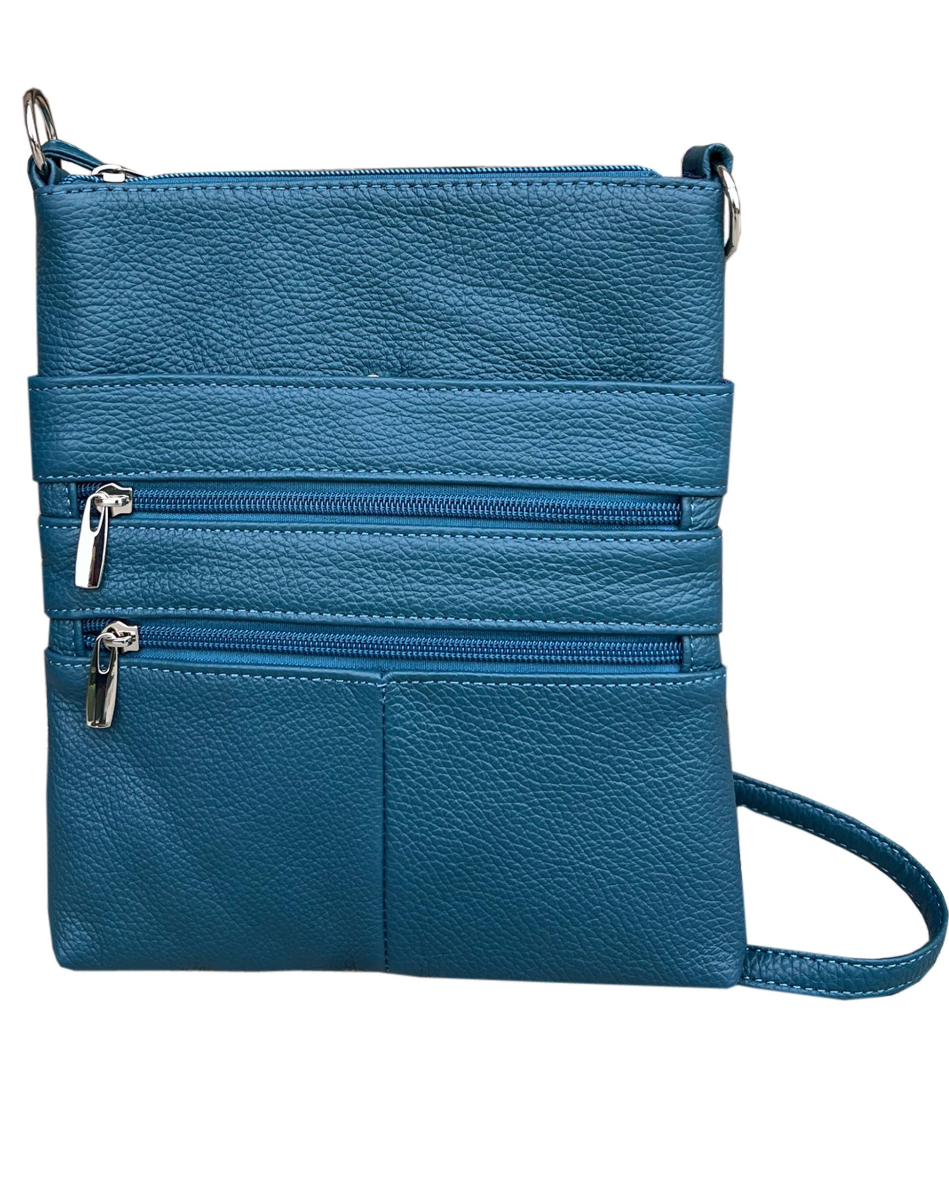 Roma Leathers cowhide leather crossbody shoulder bag with adjustable strap and stylish design, perfect for everyday use.
