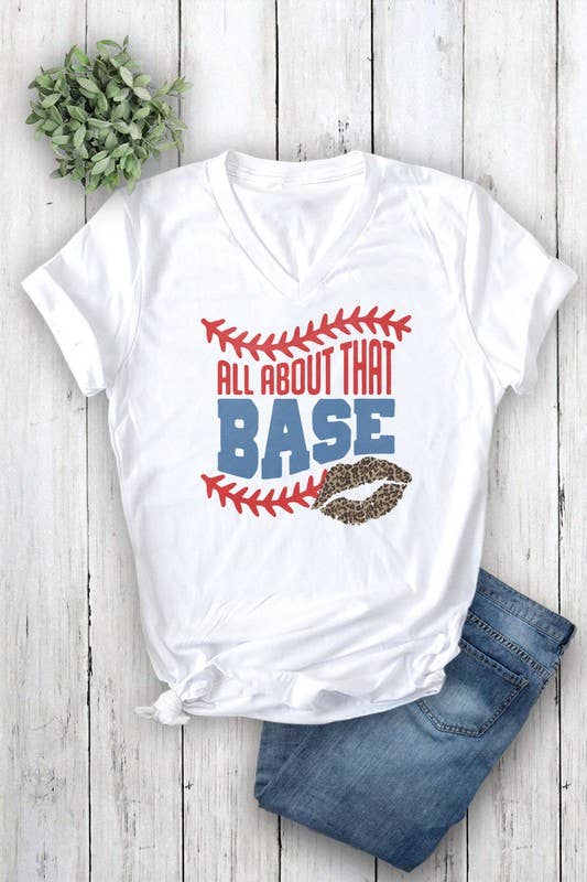Unisex short sleeve V-neck T-shirt by Top Avenue, plain design, white color, casual fit, front view.