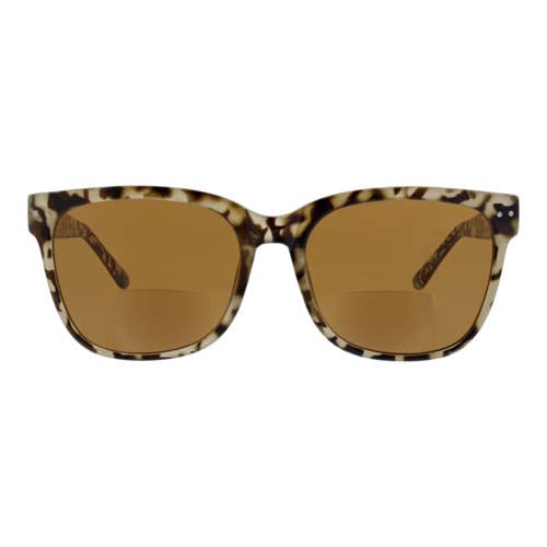 Vera Bradley Rio Grande Reading Sunglasses in Marakesh Vines Cream with cream-colored frames and stylish design