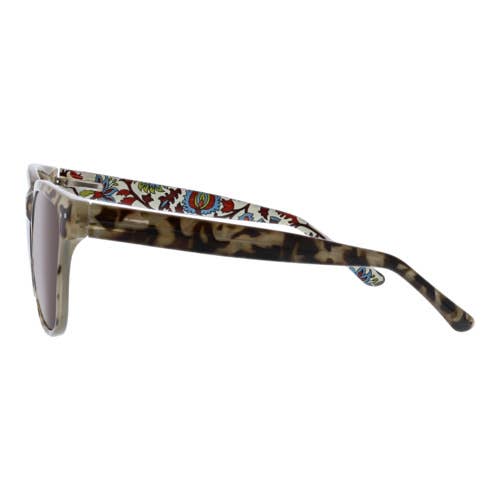Vera Bradley Rio Grande Reading Sunglasses in Marakesh Vines Cream with stylish frames and tinted lenses.